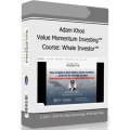 Adam Khoo - Value Momentum Investing Course - Whale Investor
